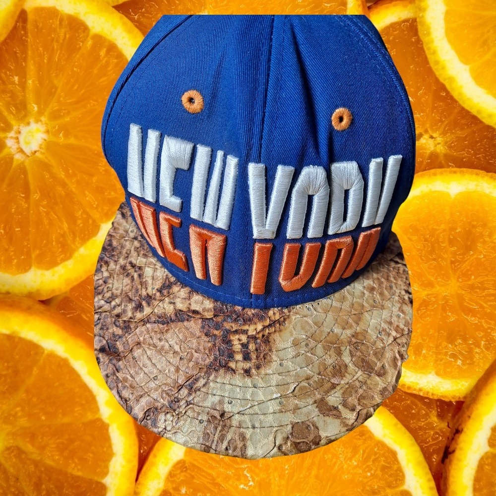 KBETHOS New York Snapback Hat Snake Brim Adjustable Baseball Cap‎